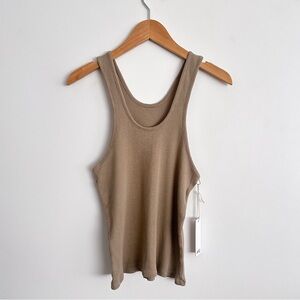Arq Sal Tank in Taupe size Medium M NWT